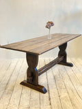 C19th French oak refectory table