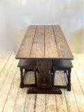 C19th French oak refectory table