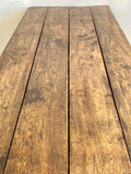 C19th French oak refectory table