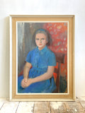 Portrait of a girl c.1959 by Cordelia Oliver