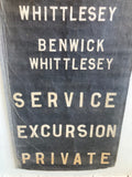 Vintage bus blind