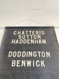 Vintage bus blind