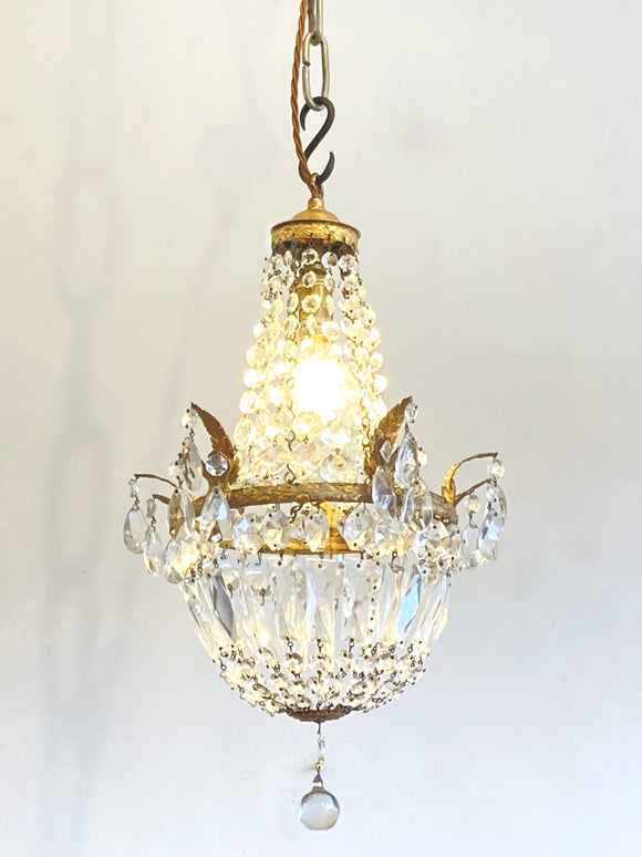 Pretty little empire shaped chandelier