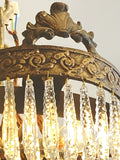 Antique flower waterfall chandelier