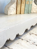 Painted French console table