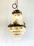 Rare antique square chandelier