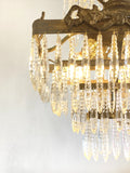 Rare antique square chandelier