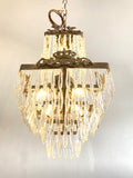 Rare antique square chandelier