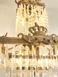 Rare antique square chandelier