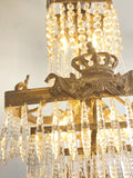 Rare antique square chandelier