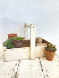 Vintage wooden trug