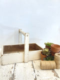Vintage wooden trug