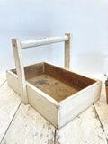 Vintage wooden trug