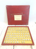 Vintage Wondersign Magnetic Letter Set c.1930