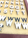 Vintage Wondersign Magnetic Letter Set c.1930