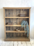 Rustic oak bookcase