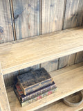 Rustic oak bookcase