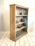 Rustic oak bookcase