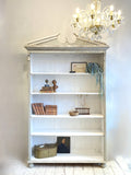 Antique painted bookcase