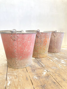 Antique fire buckets