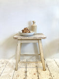 Rustic painted stool