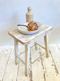 Rustic painted stool