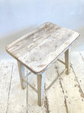 Rustic painted stool