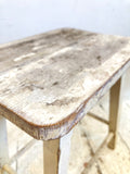 Rustic painted stool