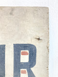Old French hand painted sign
