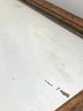 Small antique foxed mirror B