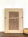 Small antique foxed mirror B