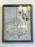 Heavily foxed Victorian mirror