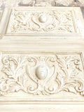 Pair of antique carved panels