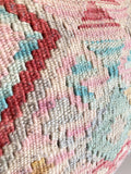 Handmade kilim cushion - Pink & Blue