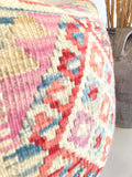 Hanmade kilim cushion - Red & Pink