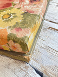Vintage French fabric chocolate boxes