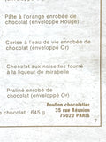 Vintage French fabric chocolate boxes