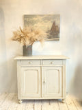 Painted pine cupboard