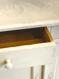 Painted pine cupboard