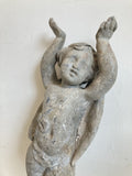 C19th lead cherub or putti