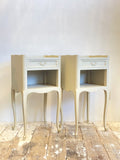 Pair of painted French bedsides