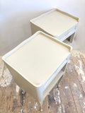 Pair of painted French bedsides