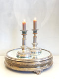 Pair of Victorian silver plated candlesticks