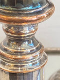 Pair of Victorian silver plated candlesticks