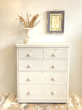 Painted Victorian chest of drawers