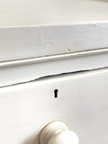 Painted Victorian chest of drawers