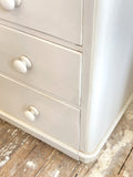 Painted Victorian chest of drawers