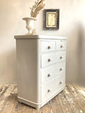 Painted Victorian chest of drawers