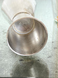 Vintage silver plated double ended jigger