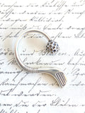 Sterling silver golf keyring